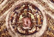 Pietro Perugino God the Creator and Angels painting